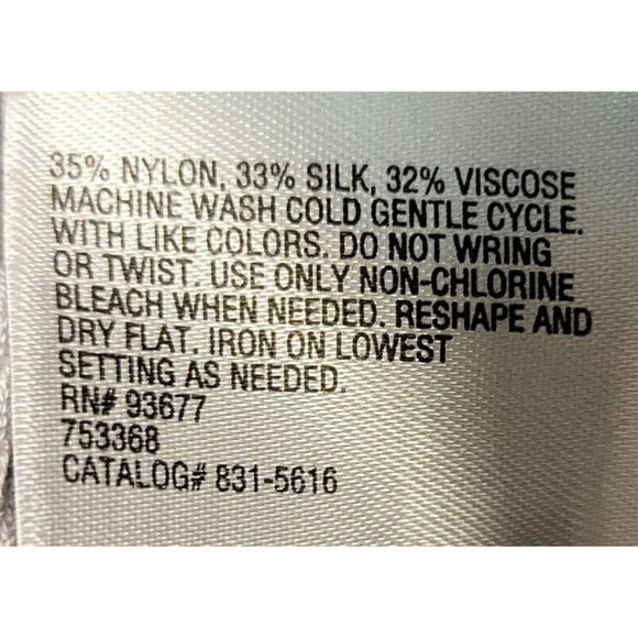 Worthington Womens Heavy Ribbed Knit Faux Wrap Top Empire Waist Large Gray - Picture 5 of 8